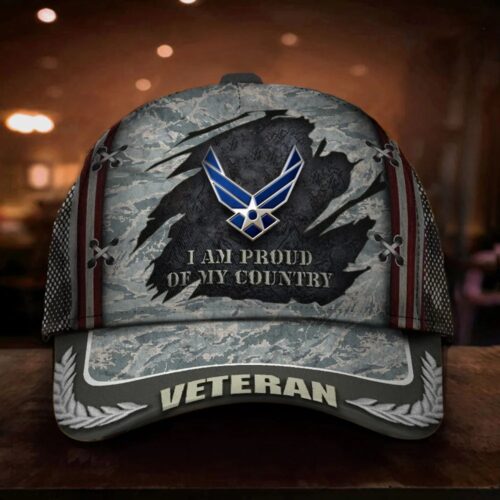 PREMIUM UNIQUE U.S VETERAN CAP - CAP-CR-01