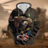 VETERAN UXVET30-AM Premium Microfleece Zip Hoodie