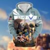 VETERAN UXVET30-AM Premium Microfleece Zip Hoodie