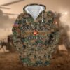 VETERAN UXVET16-VN Premium Microfleece Zip Hoodie