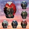 VETERAN UXVET16-AM Premium Microfleece Zip Hoodie