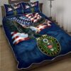 United States Navy Veteran Quilt Bedding Set UXVET50BD