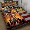 To My Wife From Your Grumpy Old Veteran Quilt Bedding Set