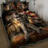 United States Army Veteran American US Quilt Bedding Set UXVET14BD