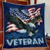 VETERAN NVVE02QI Premium Quilt Blanket