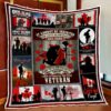 U.S Navy Veteran Proudly Served Quilt Blanket