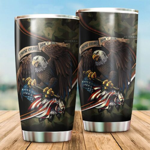 UNITED STATES MARINE CORPS STAINLESS STEEL TUMBLER UXVET07TBL