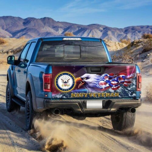 United States Coast Guard Veteran Truck Tailgate Decal Sticker Wrap Car Accessories