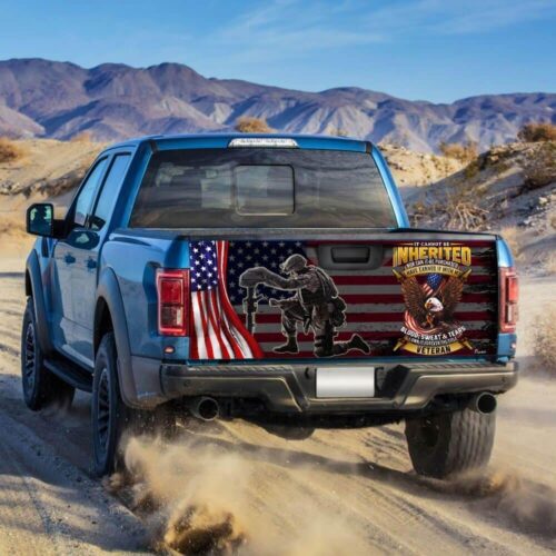 Veteran Lest We Forget Truck Tailgate Decal Sticker Wrap Car Accessories