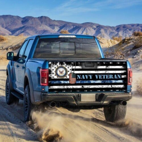 United States Navy Veteran Truck Tailgate Decal Sticker Wrap Car Accessories