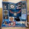 United States Veteran. Home Of The Free Quilt Blanket