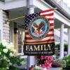 Veteran Flag - The eagle protects the house