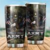 VETERAN US ARMY EAGLE IN MY HEART STAINLESS STEEL TUMBLER PROUD MILITARY