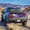 U.S. Veteran Back The Blue Truck Tailgate Decal Sticker Wrap Car Accessories