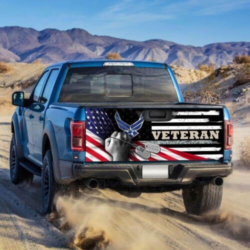 United States Air Force Veteran Truck Tailgate Decal Sticker Wrap Car Accessories