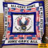 I Have Done Things That Haunt Me At Night. Proud U.S. Veteran Quilt Blanket