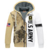 VETERAN UXVET27-AM2 Premium Heavy Fleece Zip Hoodie