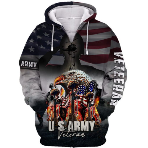 US ARMY NMH-05 Premium Microfleece Zip Hoodie