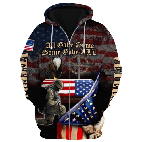 VETERAN DBA-VTR-20 Premium Microfleece Zip Hoodie