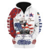 VETERAN NV-VETERAN-25 Premium Microfleece Zip Hoodie