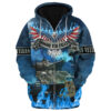 VETERAN DBA-VTR-15 Premium Microfleece Zip Hoodie