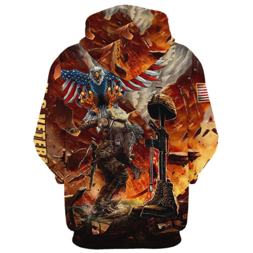 VETERAN DBA-VTR-06 Premium Microfleece Hoodie