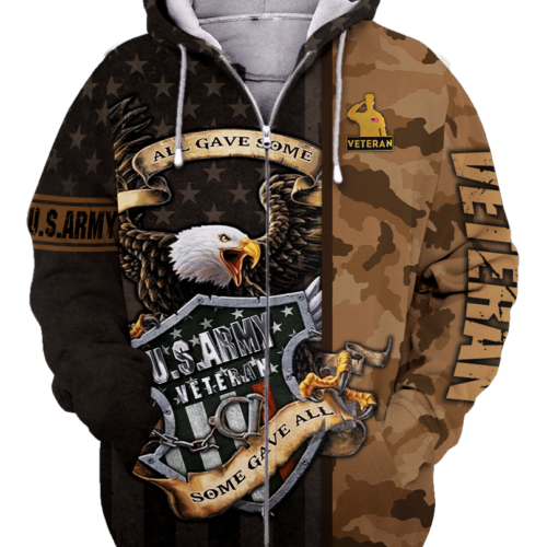 ARMY NTD-0411-AM-01 Premium Microfleece Zip Hoodie