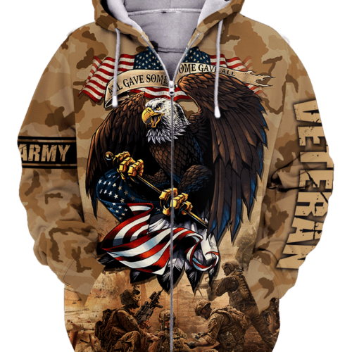 ARMY NTD-24010-AM-CX Premium Microfleece Zip Hoodie