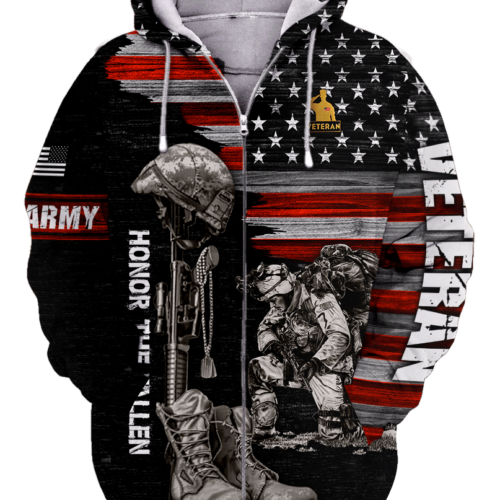 ARMY NTD-1210-AM-01 Premium Microfleece Zip Hoodie