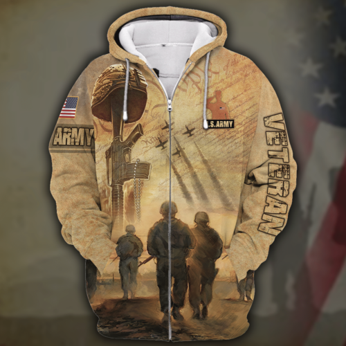 ARMY HLT-1410-AR-02 Premium Microfleece Zip Hoodie