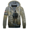 ARMY HLT-2010-AR-01 Premium Heavy Fleece Zip Hoodie