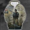 ARMY HLT-2110-AR-01 Premium Microfleece Zip Hoodie