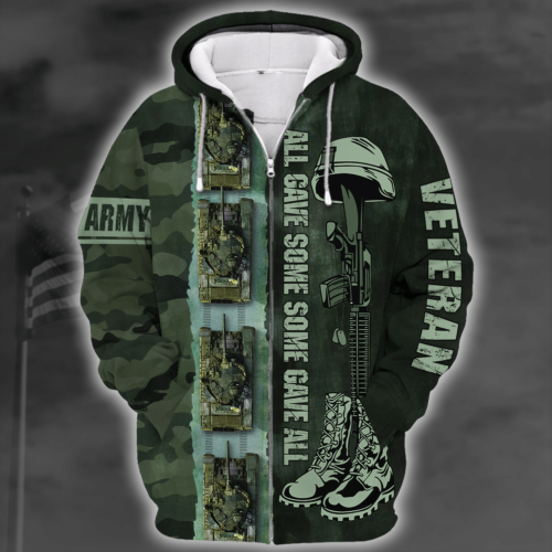 ARMY HLT-0211-AR-02 Premium Microfleece Zip Hoodie