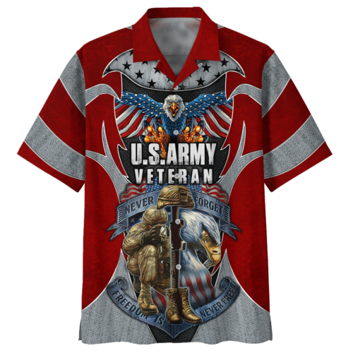 VETERAN UXVET16-AM Premium Hawaiian Shirt