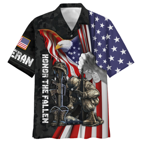 VETERAN NV-VETERAN-01 Premium Hawaiian Shirt