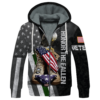 VETERAN NV-VETERAN-05 Premium Heavy Fleece Zip Hoodie