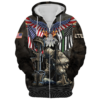 VETERAN NV-VETERAN-07 Premium Microfleece Zip Hoodie