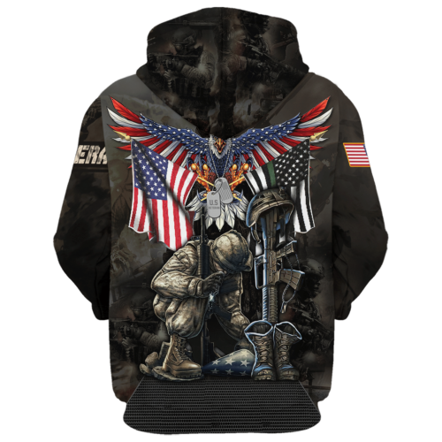 VETERAN NV-VETERAN-05 Premium Microfleece Hoodie