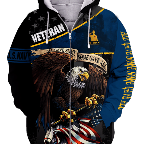 NAVY NTD-2810-NA-01 Premium Microfleece Zip Hoodie