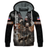 VETERAN NV-VETERAN-12 Premium Heavy Fleece Zip Hoodie