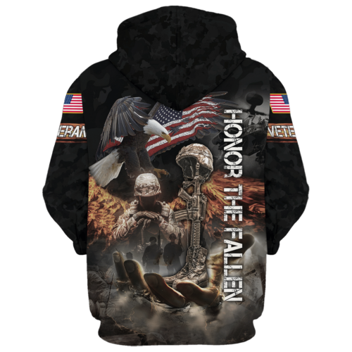 VETERAN NV-VETERAN-11 Premium Microfleece Hoodie