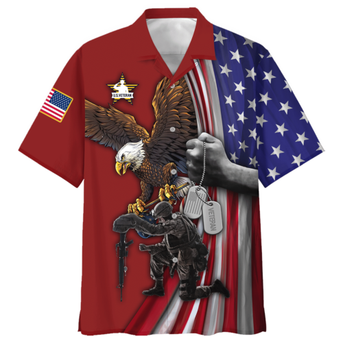 VETERAN NV-VETERAN-13 Premium Hawaiian Shirt