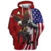 VETERAN NV-VETERAN-09 Premium Microfleece Hoodie