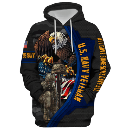 NAVY HLT-2911-NV-01 Premium Microfleece Hoodie