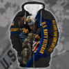 NAVY HLT-2411-NV-01 Premium Microfleece Zip Hoodie