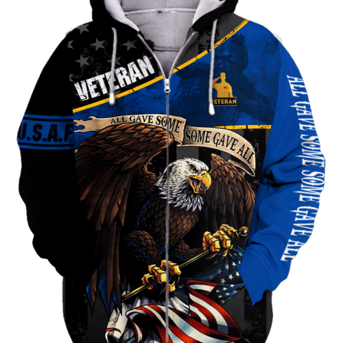 AIR FORCE NTD-2810-AF-01 Premium Microfleece Zip Hoodie