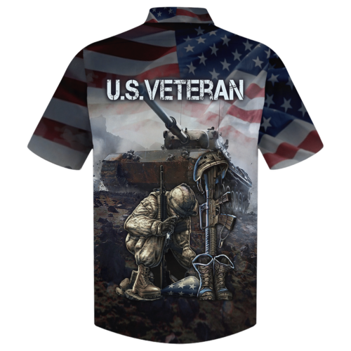 VETERAN NV-VETERAN-25 Premium Hawaiian Shirt