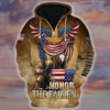 VETERAN NV-VETERAN-04 Premium Microfleece Zip Hoodie