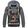 VETERAN NV-VETERAN-03 Premium Heavy Fleece Zip Hoodie