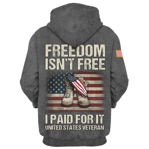 VETERAN HBL-VTR-04 Premium Microfleece Zip Hoodie